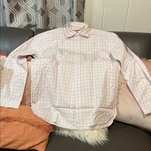 Armani Collezioni Pink Casual Button Down Shirt